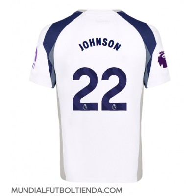 Camiseta Tottenham Hotspur Brennan Johnson #22 Primera Equipación Replica 2025-26 mangas cortas Camiseta Tottenham Hotspur Brennan Johnson #22 Primera Equipación Replica 2025-26 mangas cortas